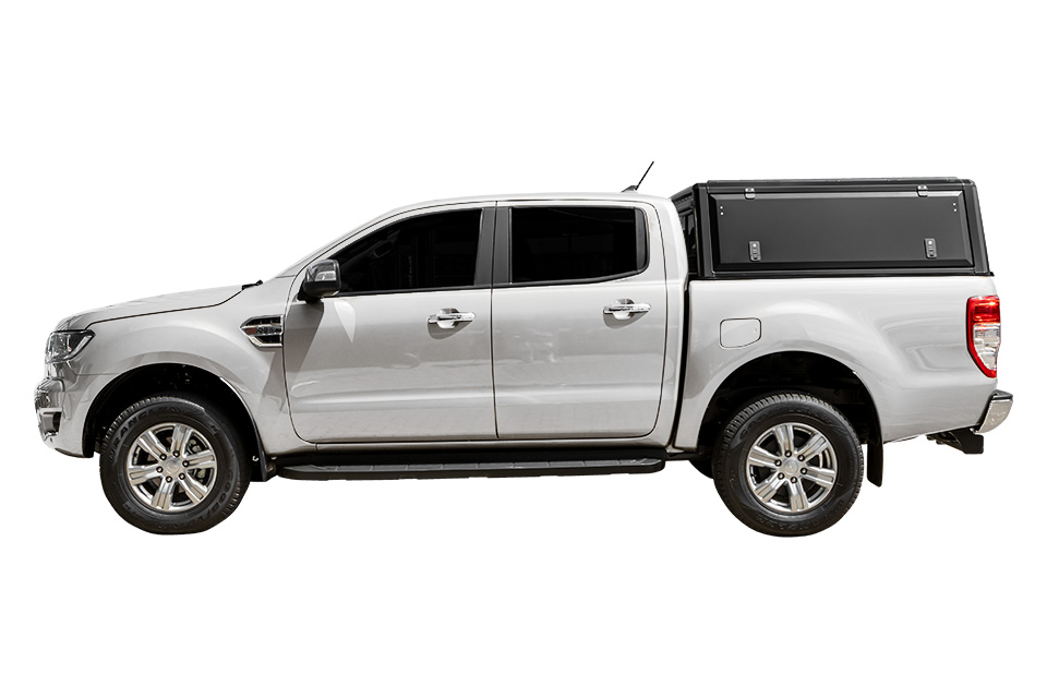 Gomad Canopy - Ford Ranger T7 Double Cab 4 Gomad Canopy - Ford Ranger T7 Double Cab - All Black