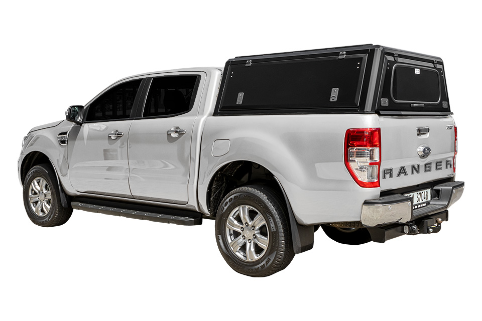 Gomad Canopy - Ford Ranger T7 Double Cab 2 Gomad Canopy - Ford Ranger T7 Double Cab - All Black